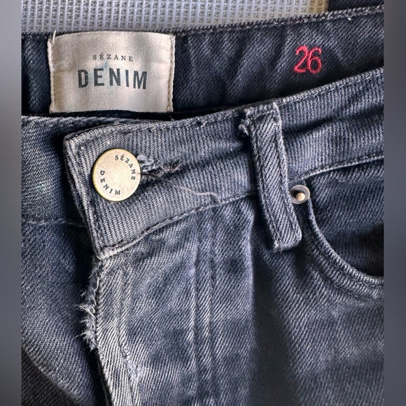 SEZANE DENIM WONENS 26 Black Jeans - Picture 7 of 10